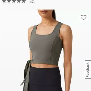 NWT Lululemon Get Centred Crop Tank Top size 6